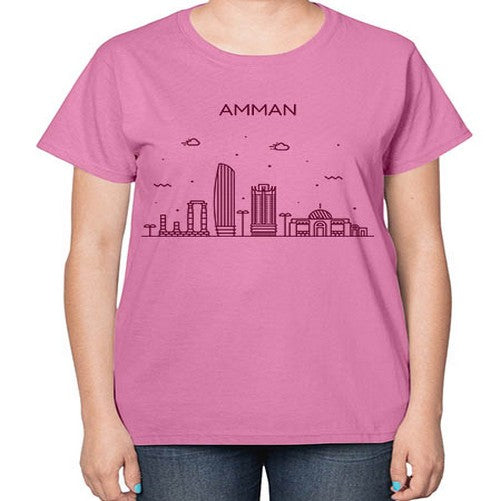 Amman 314# - cities-  Ladies T-Shirt