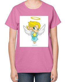 Angel 7# - cartoon general-  Ladies T-Shirt