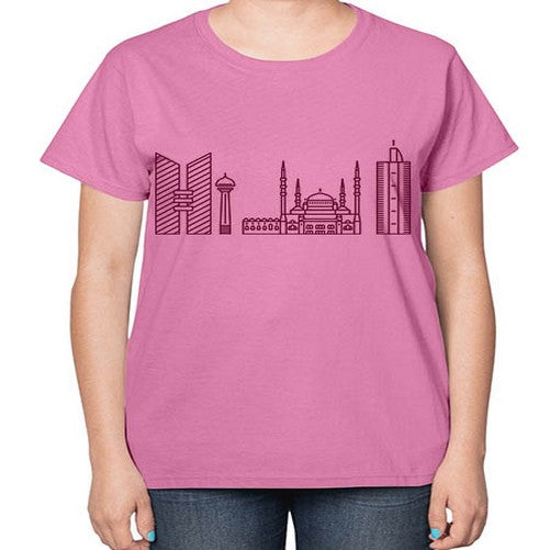 Ankara 331# - cities-  Ladies T-Shirt
