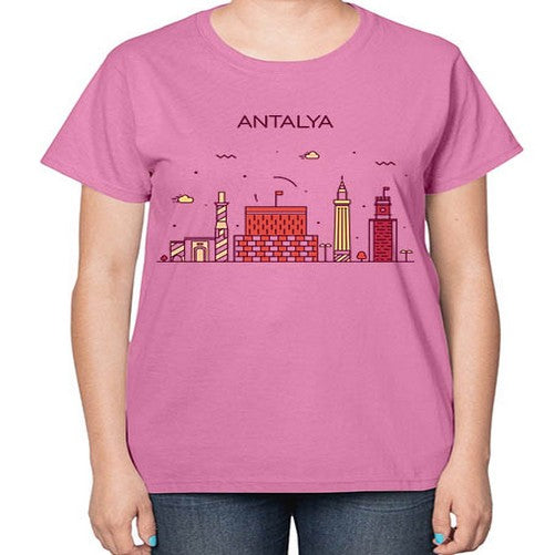 Antalya 335# - cities-  Ladies T-Shirt