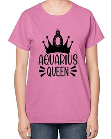 Aquarius queen 73# - aquarius-  Ladies T-Shirt