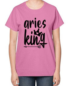 Aries king 108# - aries-  Ladies T-Shirt