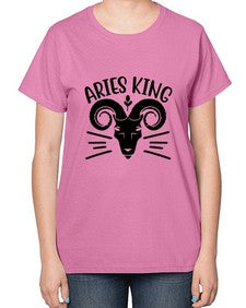 Aries king 109# - aries-  Ladies T-Shirt