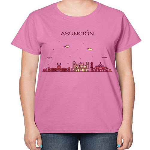 Asuncion 364# - cities-  Ladies T-Shirt