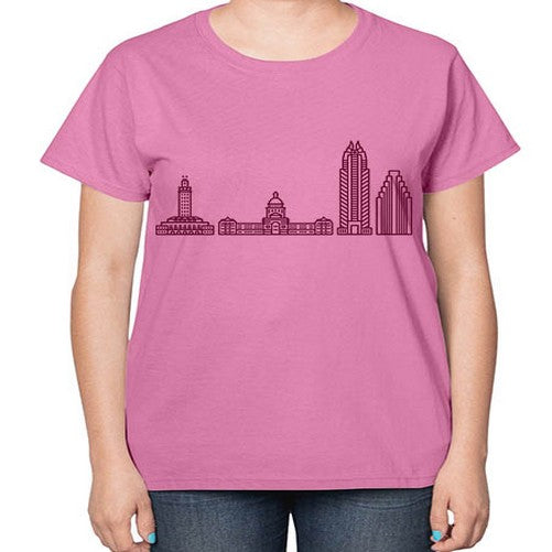 AustinTX 381# - cities-  Ladies T-Shirt
