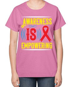 Awareness is empowering Style 6# - Self awareness-  Ladies T-Shirt