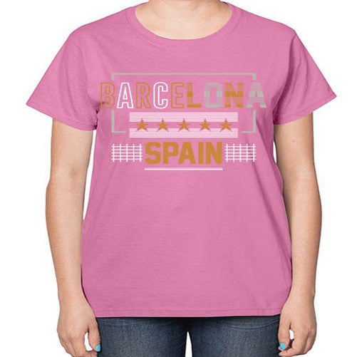Barcelona 414# - cities-  Ladies T-Shirt