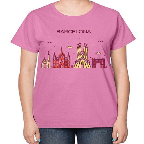 Barcelona 415# - cities-  Ladies T-Shirt