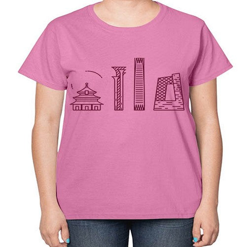 Beijing 426# - cities-  Ladies T-Shirt
