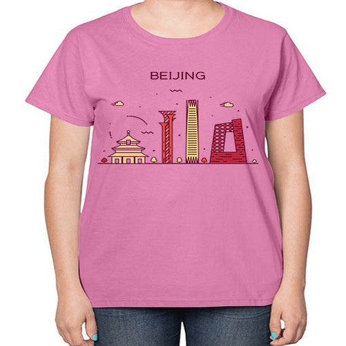 Beijing 428# - cities-  Ladies T-Shirt