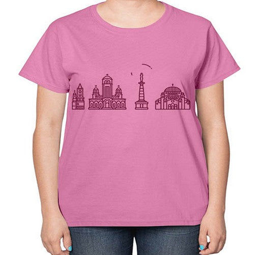 Belgrade 439# - cities-  Ladies T-Shirt