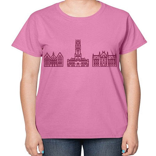 Bruges 501# - cities-  Ladies T-Shirt
