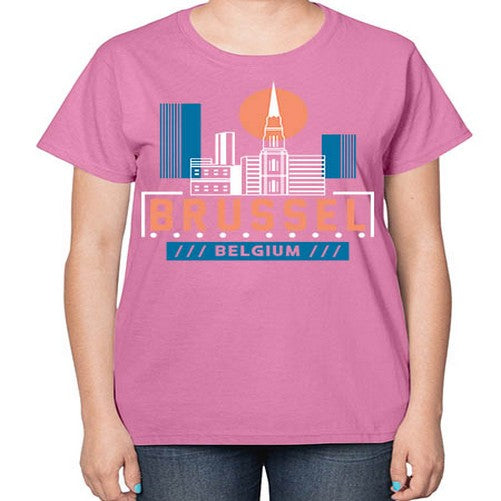 Brussel 504# - cities-  Ladies T-Shirt