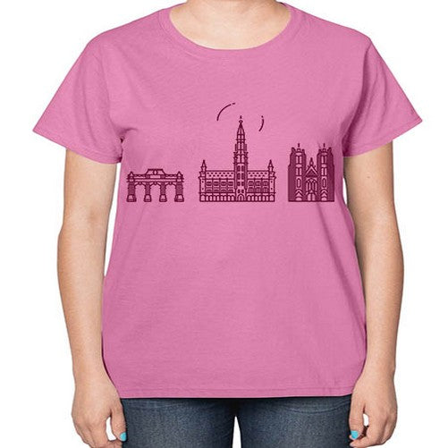 Brussels 507# - cities-  Ladies T-Shirt