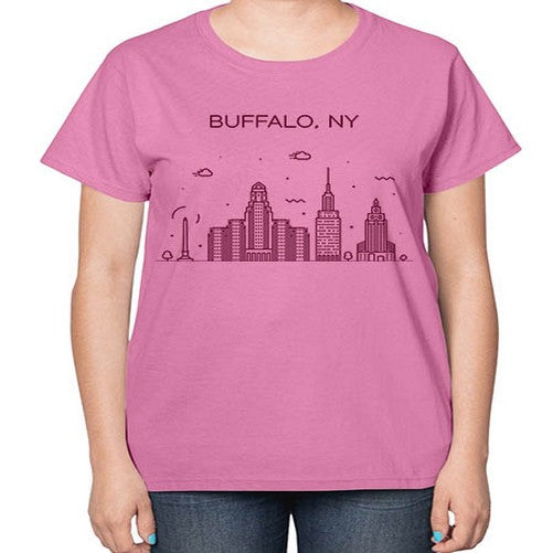 BuffaloNY 518# - cities-  Ladies T-Shirt