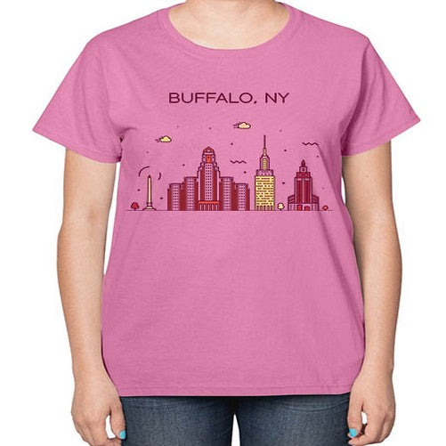 BuffaloNY 520# - cities-  Ladies T-Shirt