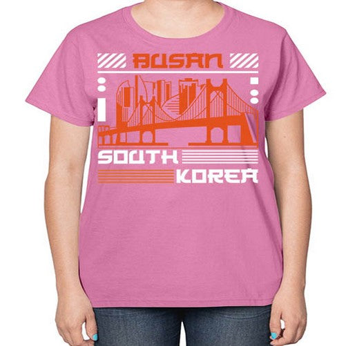 Busan 524# - cities-  Ladies T-Shirt