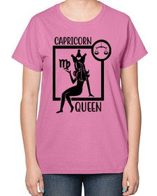 Capricorn queen 194# - capricorn-  Ladies T-Shirt