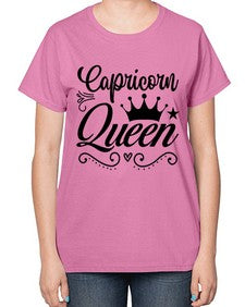 Capricorn queen 196# - capricorn-  Ladies T-Shirt