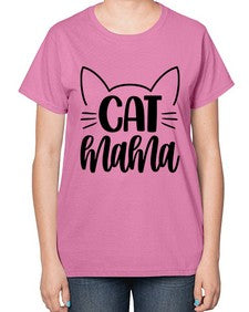 Cat Mama Style 84# - cats-  Ladies T-Shirt