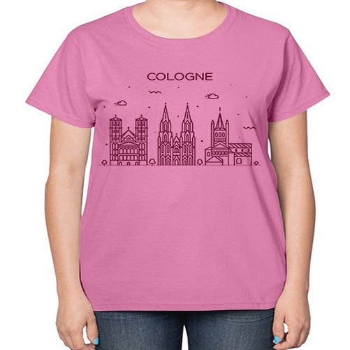 Cologne 593# - cities-  Ladies T-Shirt