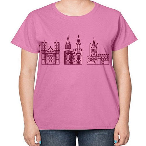 Cologne 594# - cities-  Ladies T-Shirt
