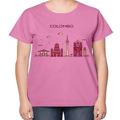 Colombo 599# - cities-  Ladies T-Shirt
