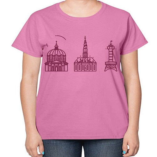 Copenhagen 624# - cities-  Ladies T-Shirt