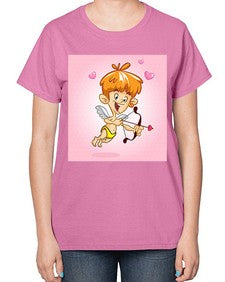 Cupid 80# - cartoon general-  Ladies T-Shirt