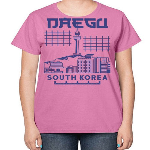 Daegu 641# - cities-  Ladies T-Shirt