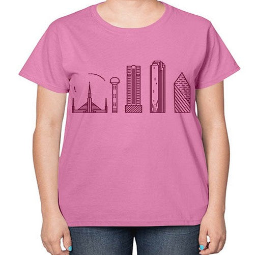 Dallas 644# - cities-  Ladies T-Shirt