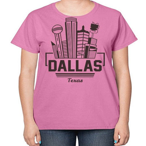Dallas 645# - cities-  Ladies T-Shirt