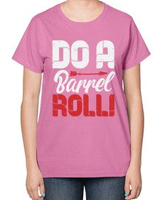 Do a barrel roll 4# - video games-  Ladies T-Shirt