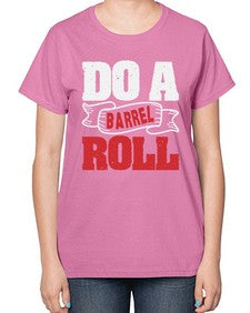 Do a barrel roll 5# - video games-  Ladies T-Shirt