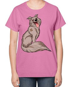 dog 98# - dogs-  Ladies T-Shirt