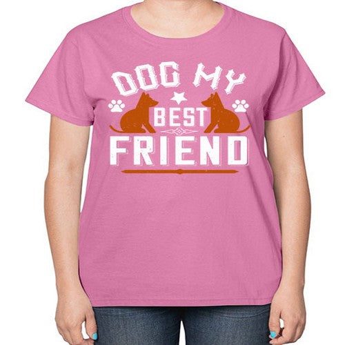 Dog My Best Friend Style 219# - dogs-  Ladies T-Shirt