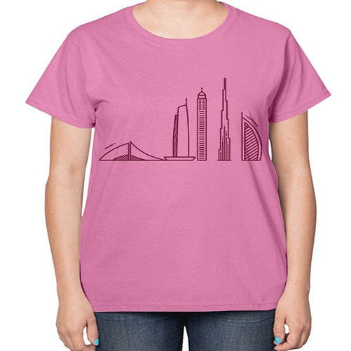 Dubai 686# - cities-  Ladies T-Shirt