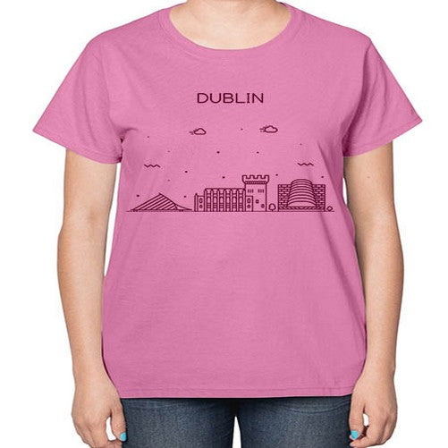 Dublin 691# - cities-  Ladies T-Shirt
