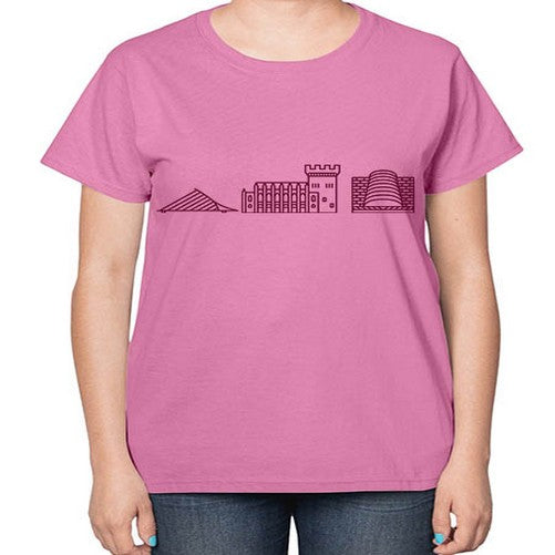 Dublin 692# - cities-  Ladies T-Shirt