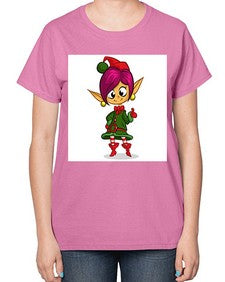 Elf 118# - cartoon general-  Ladies T-Shirt