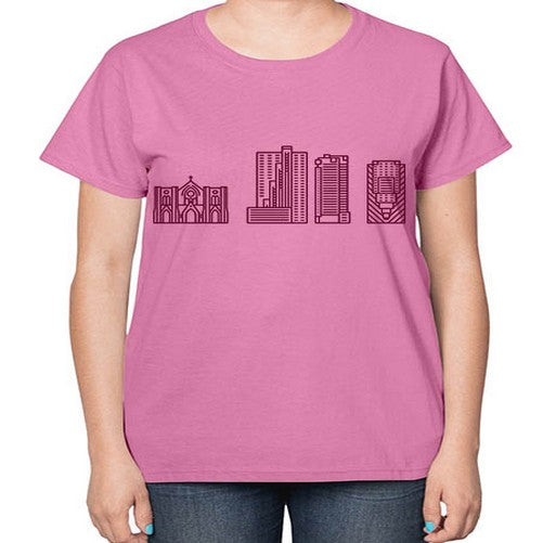 FortWorth 739# - cities-  Ladies T-Shirt