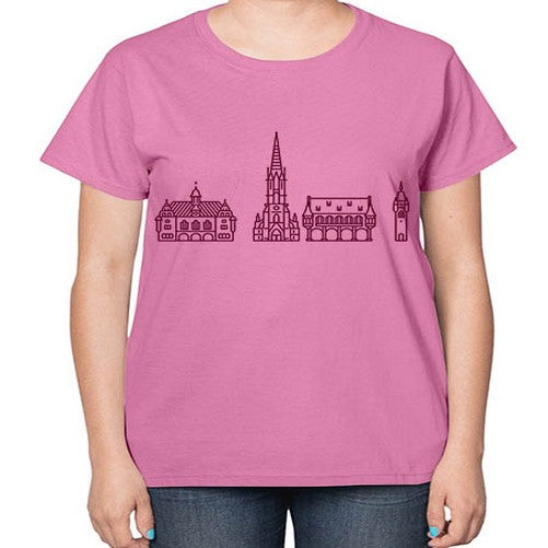 Freiburg 747# - cities-  Ladies T-Shirt