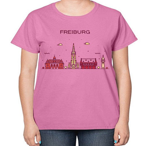 Freiburg 748# - cities-  Ladies T-Shirt
