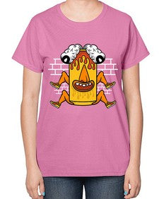Fuck the weekend 128# - cartoon general-  Ladies T-Shirt