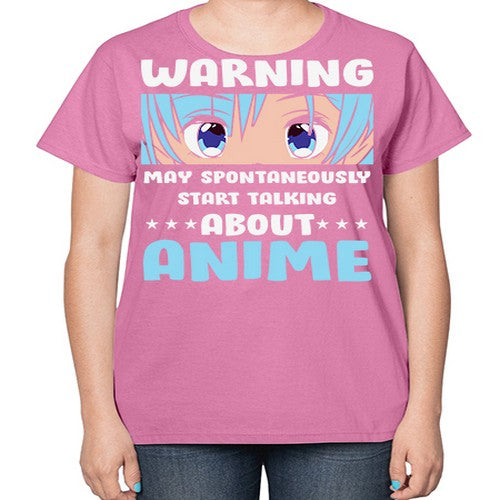 Funny Anime Talk About Anime 229# - anime-  Ladies T-Shirt