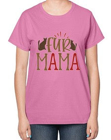 Fur Mama Style 13# - cats-  Ladies T-Shirt
