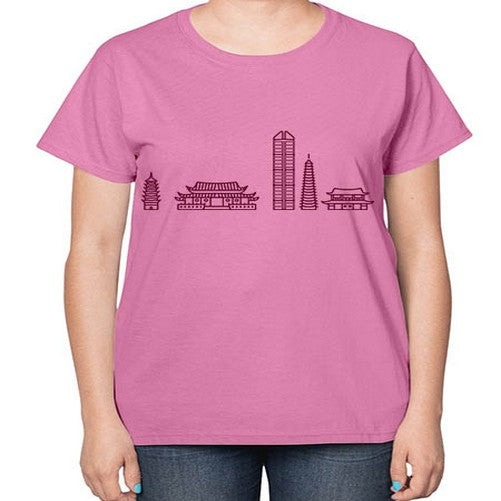 Fuzhou 752# - cities-  Ladies T-Shirt