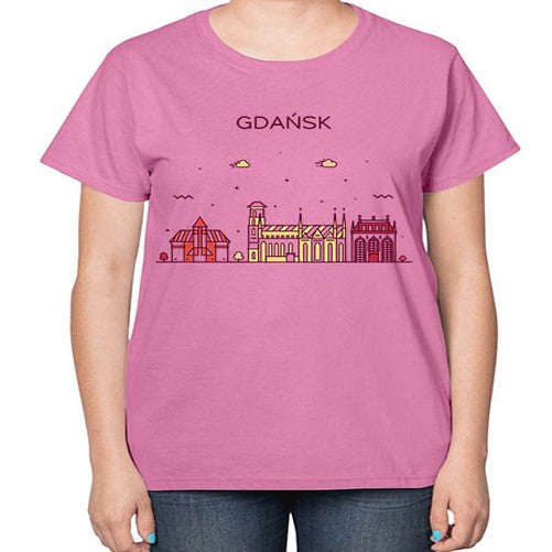 Gdansk 758# - cities-  Ladies T-Shirt