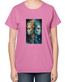 Gemini 56# - gemini-  Ladies T-Shirt