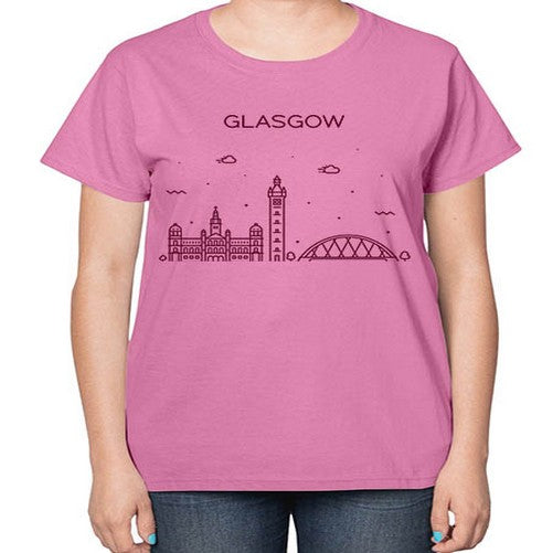Glasgow 770# - cities-  Ladies T-Shirt